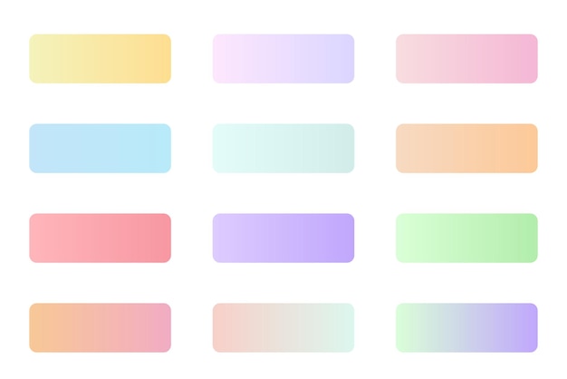 Gratis Vektor pastel gradienter