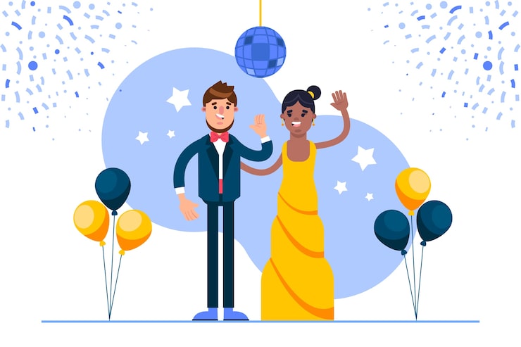 Gratis Vektor platt balillustration