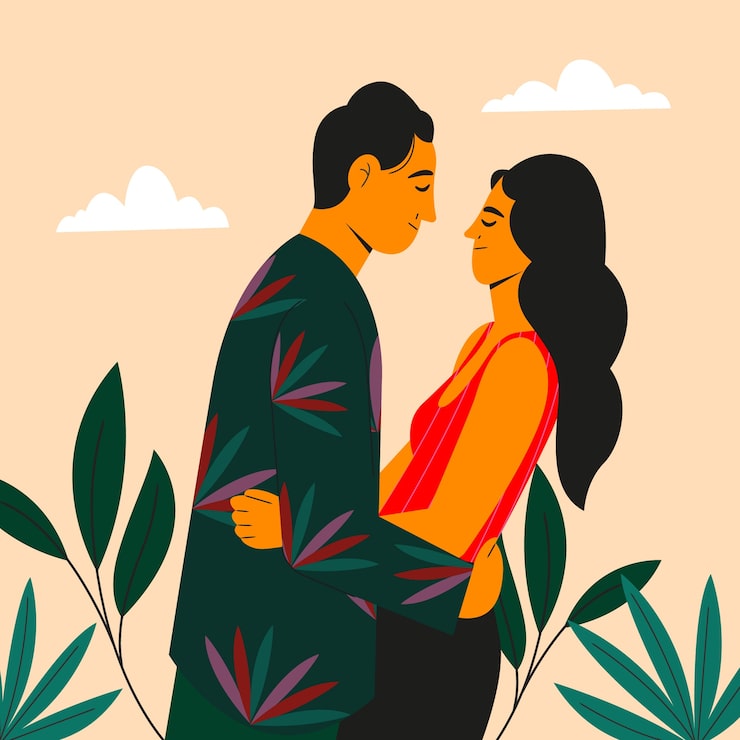 Gratis Vektor platt illustration av kramdagen