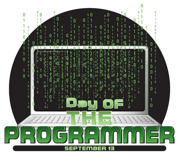 Gratis Vektor programmerernes dag banner design