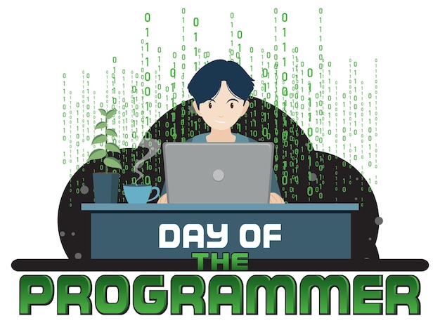 Gratis Vektor programmerernes dag banner design