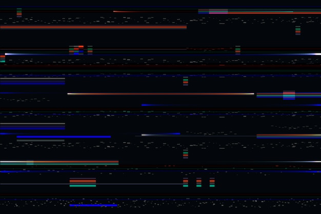 Gratis Vektor realistisk vhs-effekt baggrund