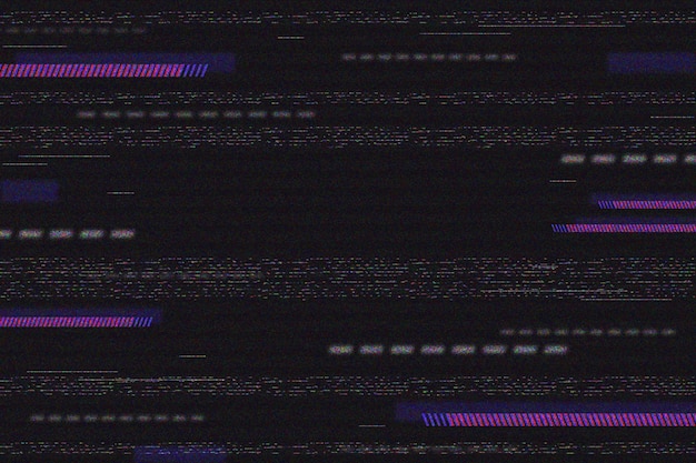 Gratis Vektor realistisk vhs-effekt baggrund