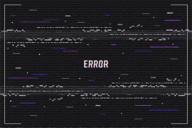 Gratis Vektor realistisk vhs-effekt baggrund