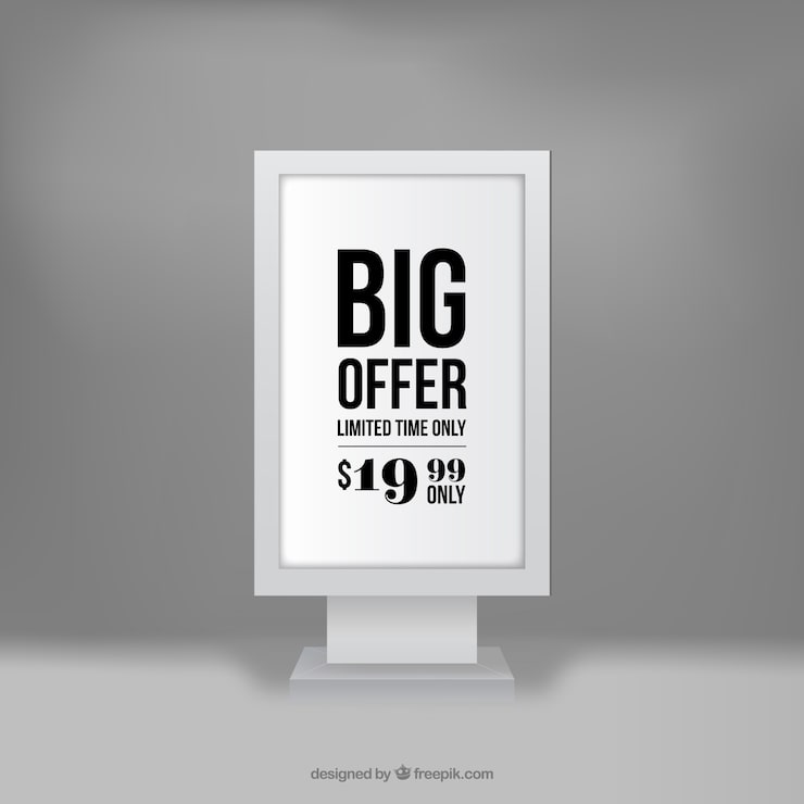 Gratis Vektor tilbudsbanner