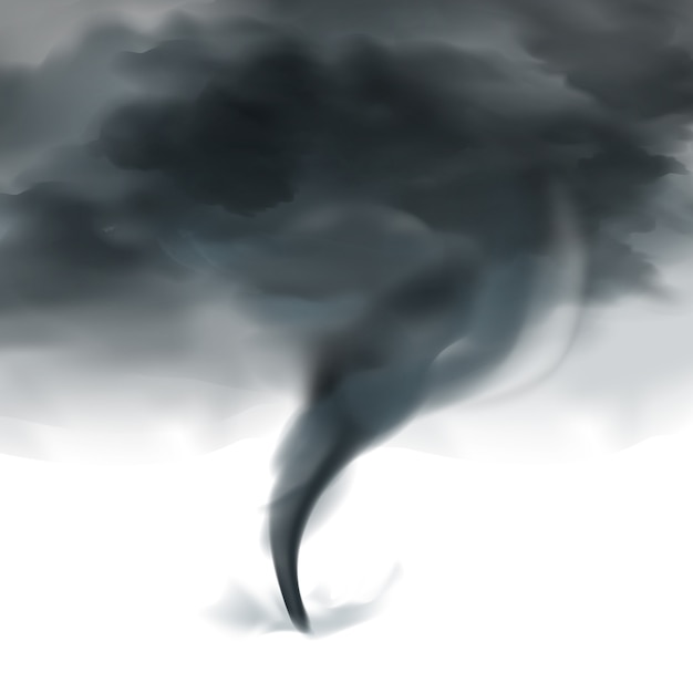 Gratis Vektor tornado 
