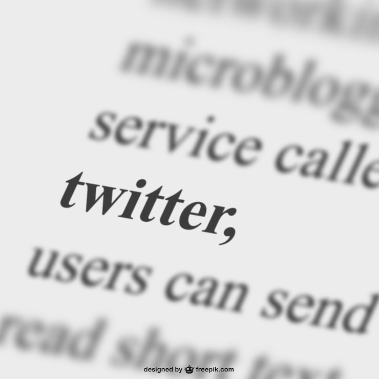 Gratis Vektor twitter-textning