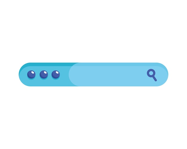 Gratis Vektor ui ux element browser