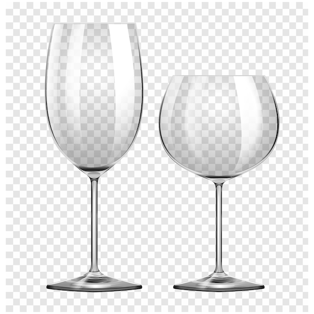 Gratis Vektor vinglas set