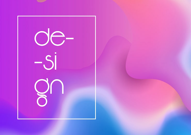 Gratis Vektor abstrakt gradient mesh designbakgrunn