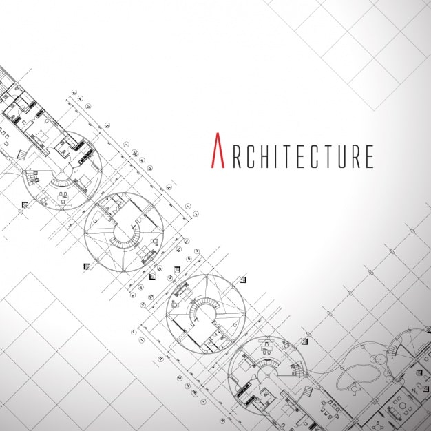 Gratis Vektor arkitektur bakgrunn design