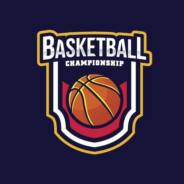 Gratis Vektor basketball-logodesign