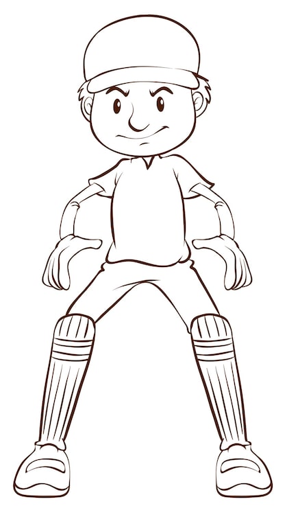 Gratis Vektor cricket