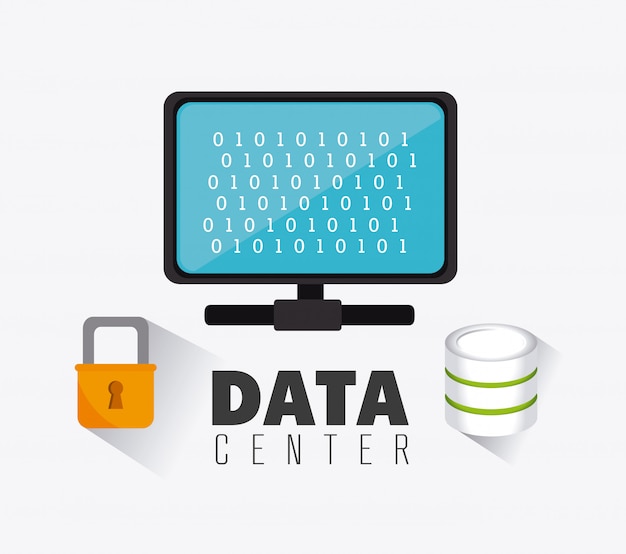 Gratis Vektor databasedesign.