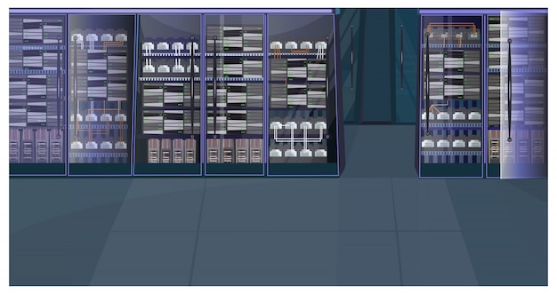 Gratis Vektor datasenter