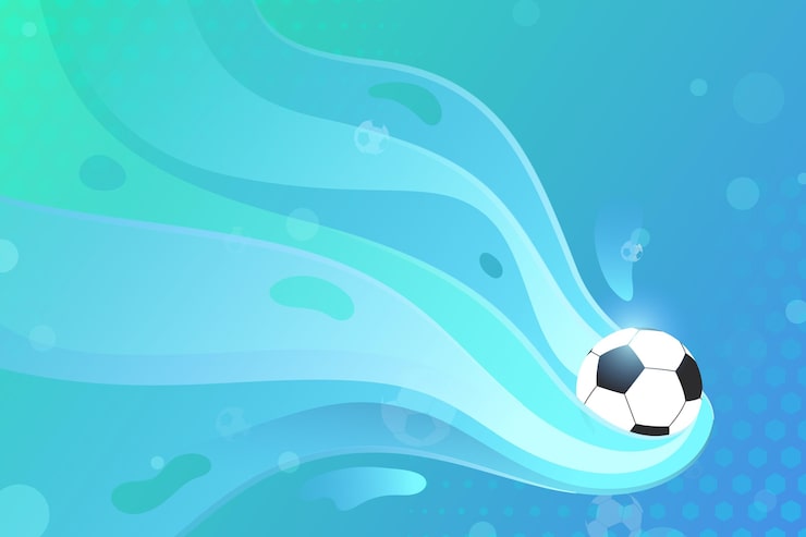 Gratis Vektor gradient dynamisk fotballbakgrunn