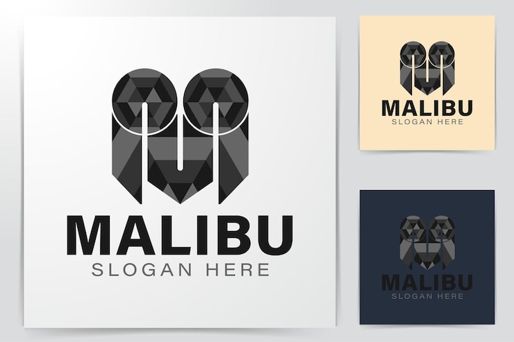 Gratis Vektor initial bokstav m moderne logoideer. inspirasjon logodesign. mal vektor illustrasjon. isolert på hvit bakgrunn