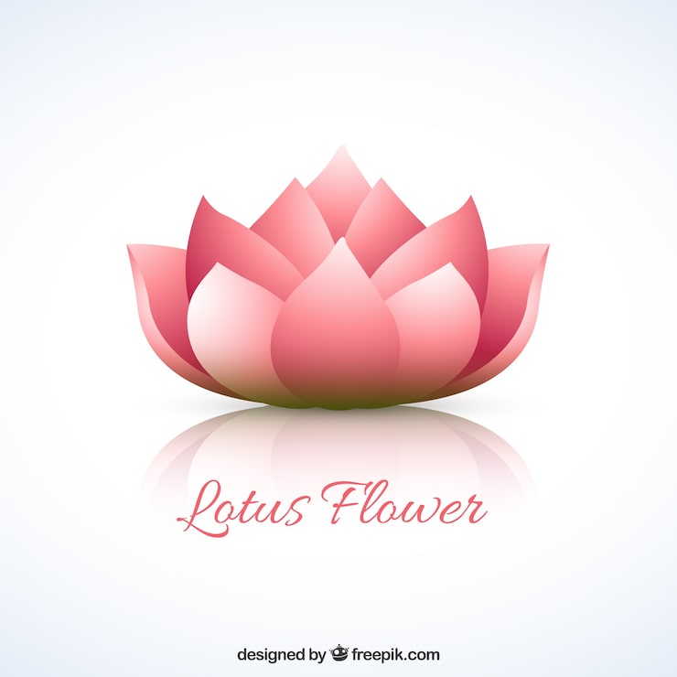 Gratis Vektor lotus flower
