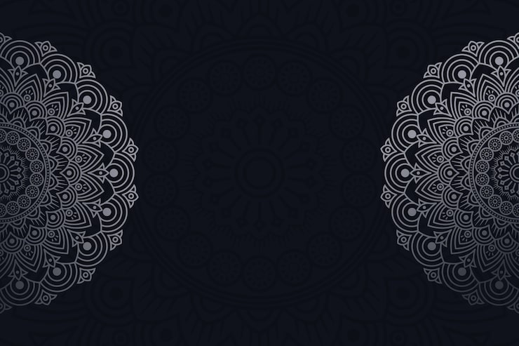 Gratis Vektor mandala design bakgrunn