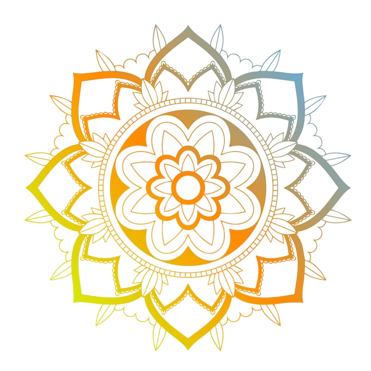 Gratis Vektor mandala-mønstre