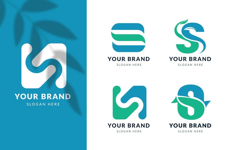 Gratis Vektor s logo malsamling