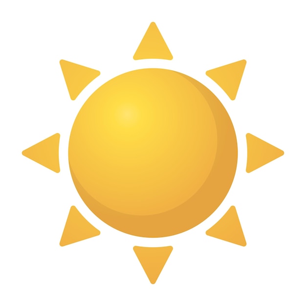 Gratis Vektor sun gradient style