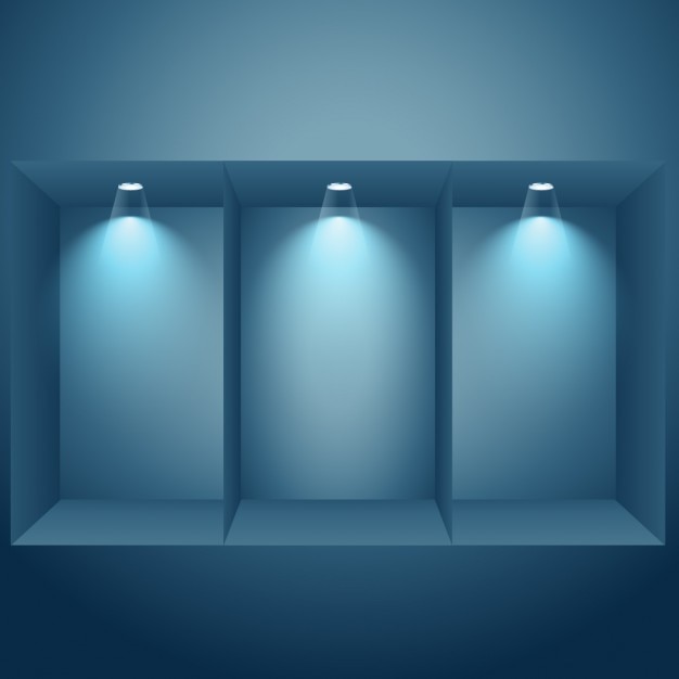 Gratis Vektor utstillingsvindu design
