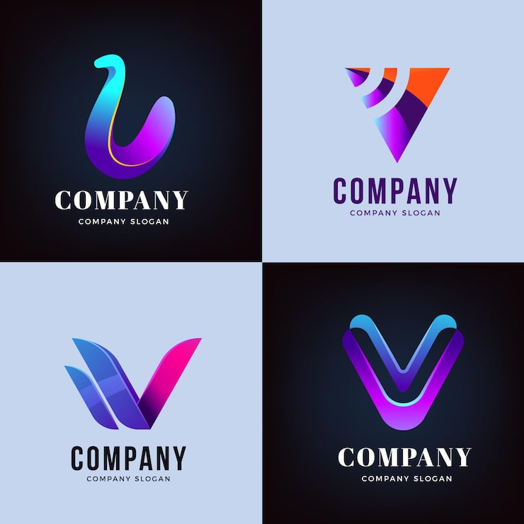 Gratis Vektor v logodesignkolleksjon