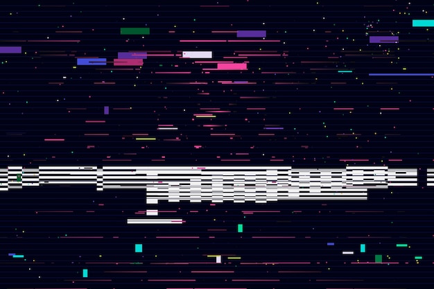 Gratis Vektor vhs-effekt bakgrunn