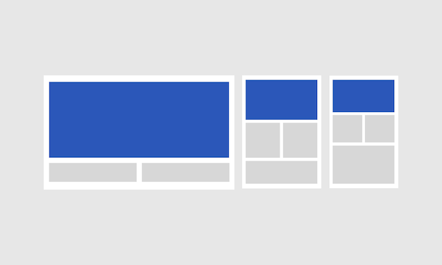 Gratis Vektor webdesign