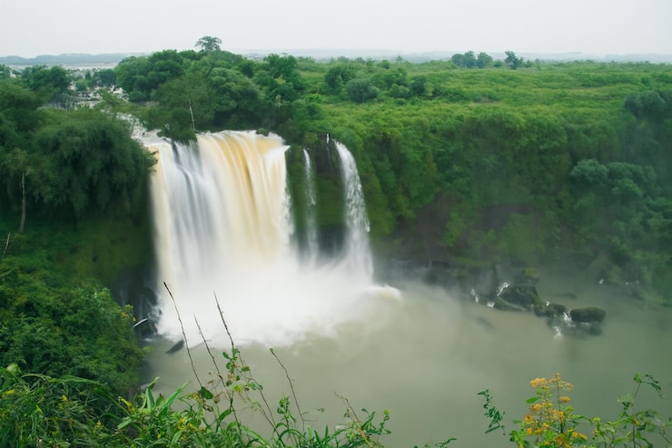 Photo cảnh quan thác nước