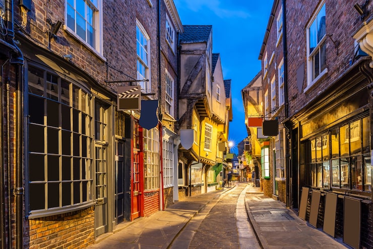 Photo hoàng hôn york shambles