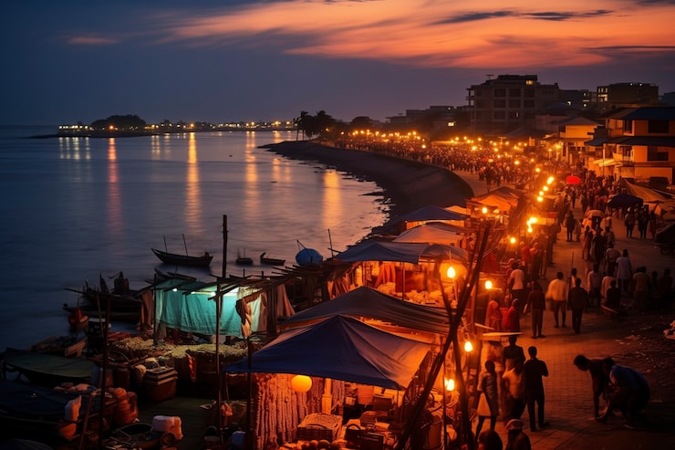 Miễn phí Photo chợ đường phố về đêm
