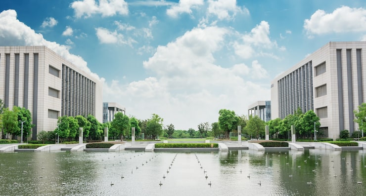 Miễn phí Photo lối vào tòa nhà văn phòng hiện đại