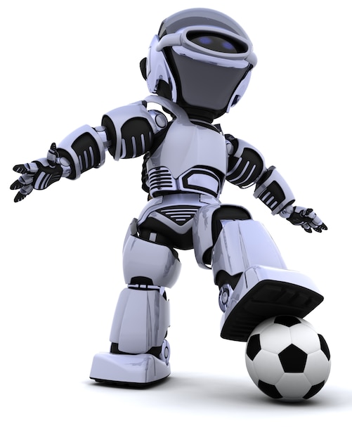 Miễn phí Photo robot với quả bóng đá