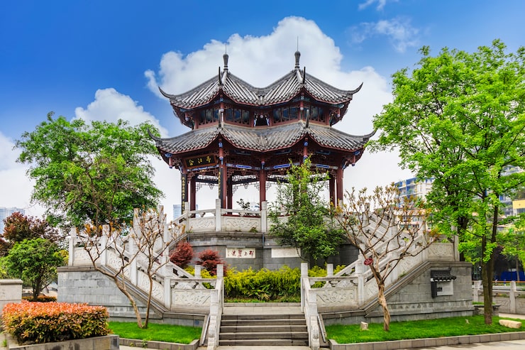 Miễn phí Photo trung quốc, tường, đường, đèn, tòa nhà