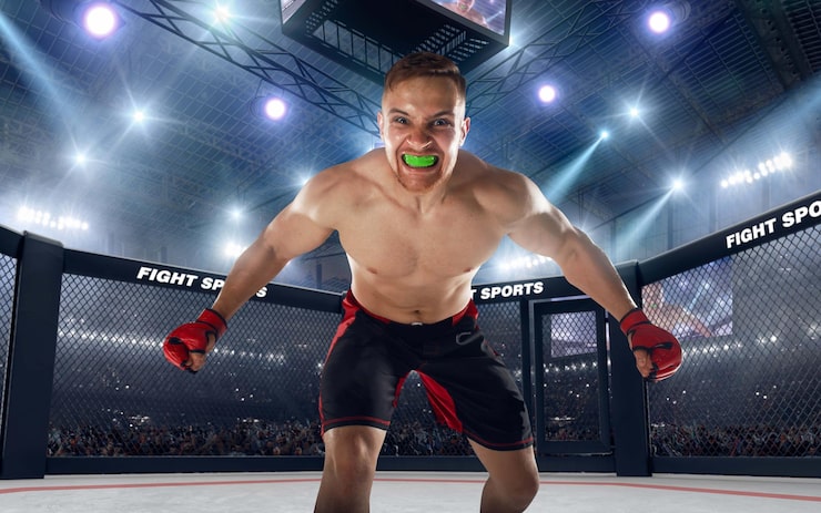 Ilmainen Kuva mma-taistelijat ammattikehässä