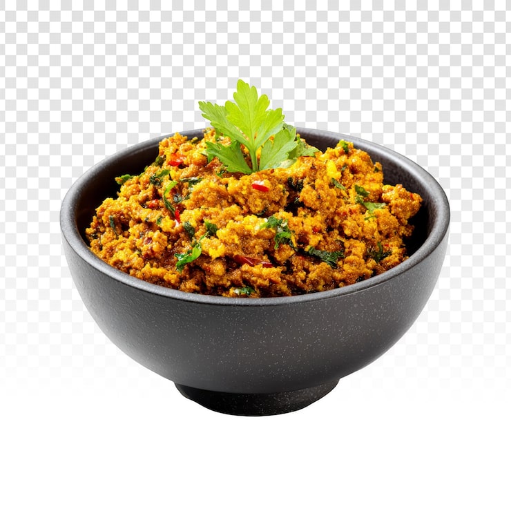 Ilmainen Kuva paneer bhurji kulhossa