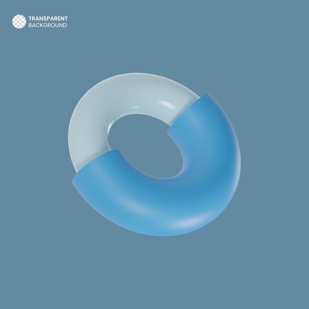 Ilmainen PSD geometriset kuviot 3d-renderöintimuoto