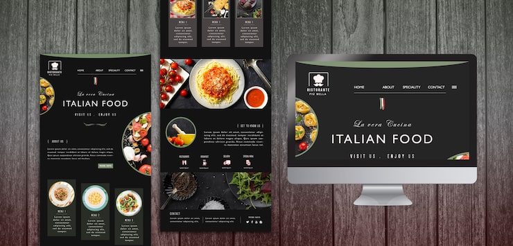 Ilmainen PSD italialainen ruoka-asema-mallinnus
