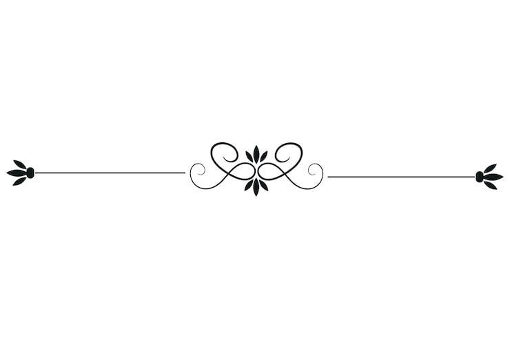 Ilmainen PSD koristeellinen viivajakajan design