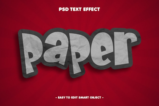Ilmainen PSD paperitekstiefekti