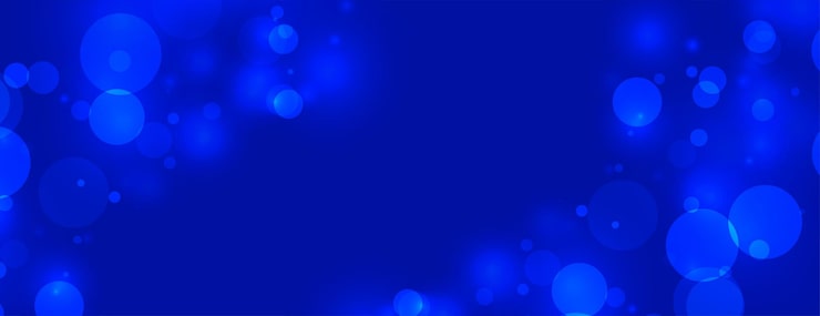 Ilmainen Vektori tummansininen tausta bokeh-valoilla