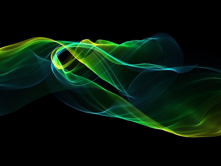 Photo gratuit arrière-plan abstrait avec des lignes fluides