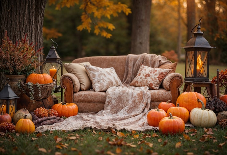 Photo gratuit une belle scène naturelle d'automne