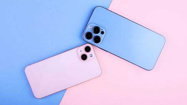 Photo gratuit une composition élégante pour smartphone