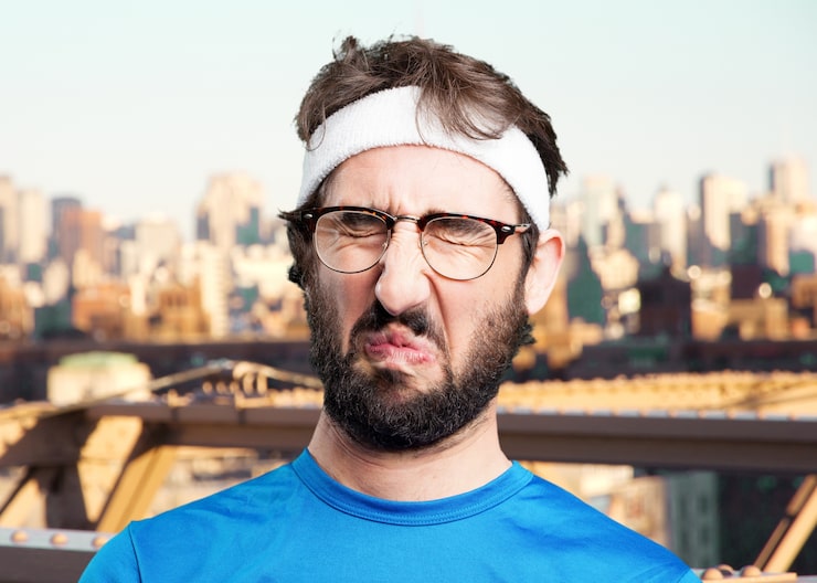 Photo gratuit man.funny sport crazy expression