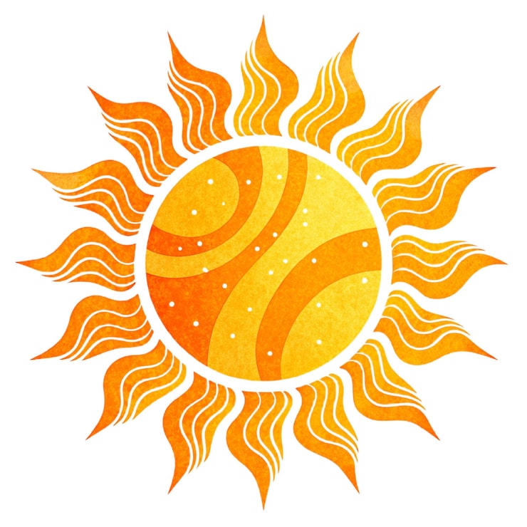Photo l'art du soleil la lumière du soleil