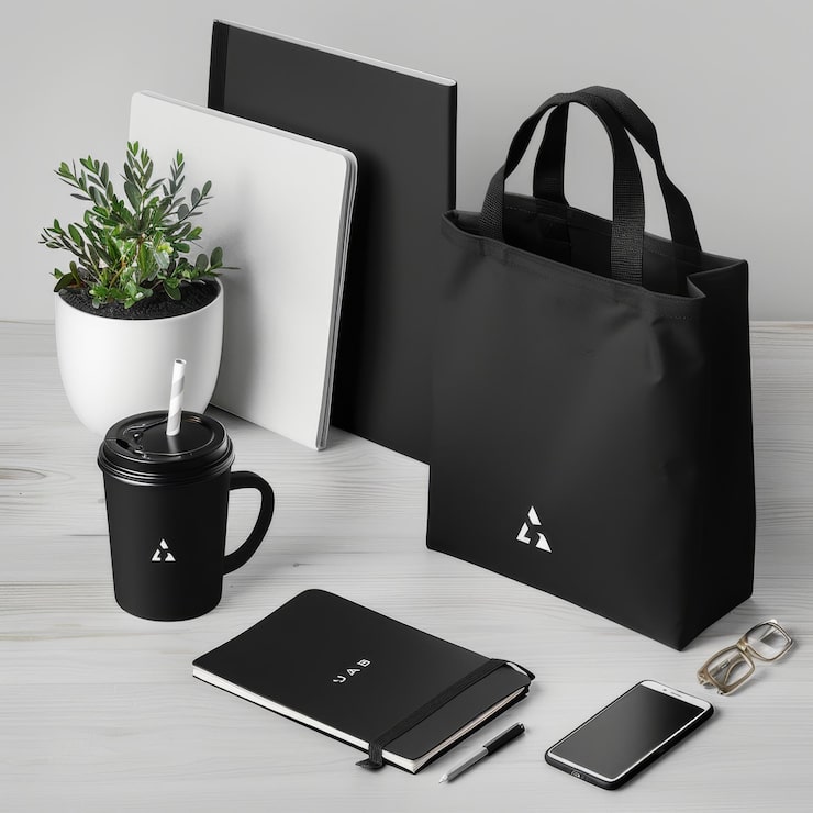 Photo un sac qui dit e est sur une table