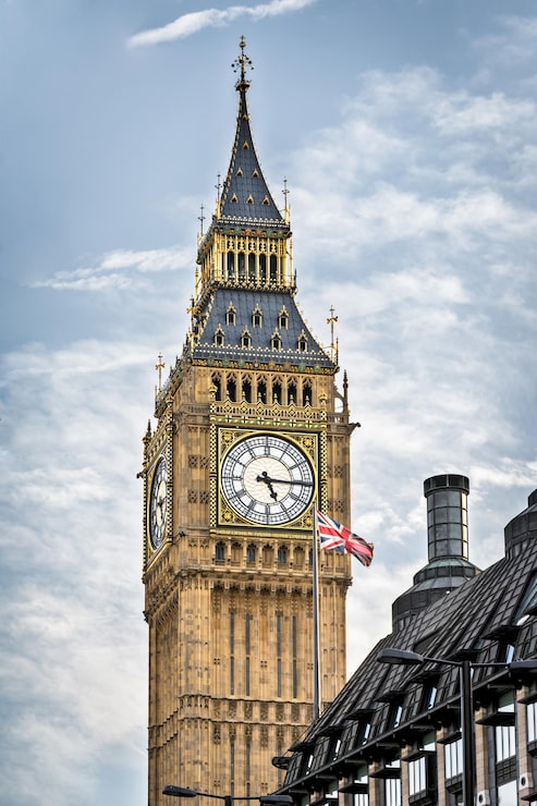 Photo vue basse du big ben